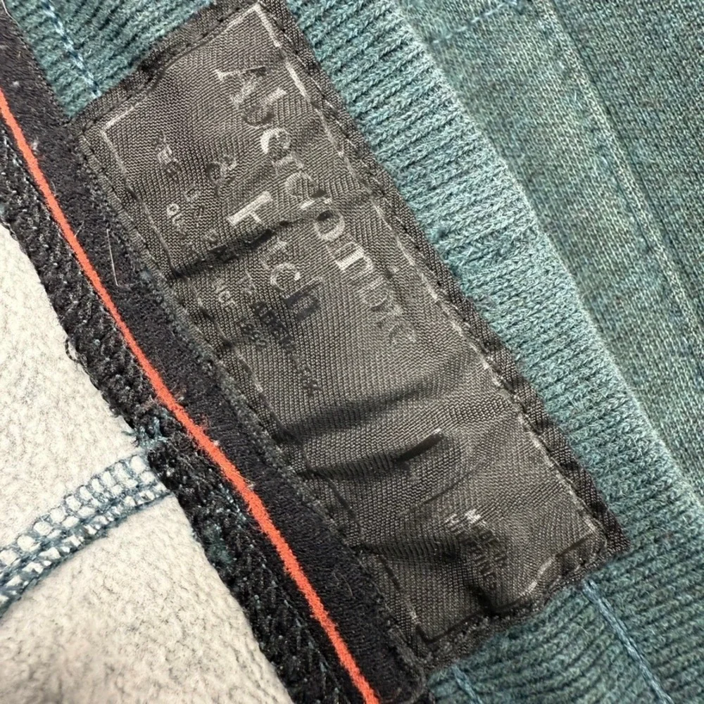 Abercrombie & Fitch Joggers Mens Large Blue Fleece Utility Pocket Sweatpants